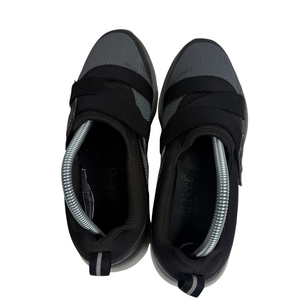Vionic Dash Womens Black Grey Mesh Slip On Walking Sneakers ASR1449 Size 9.5 - Picture 12 of 12
